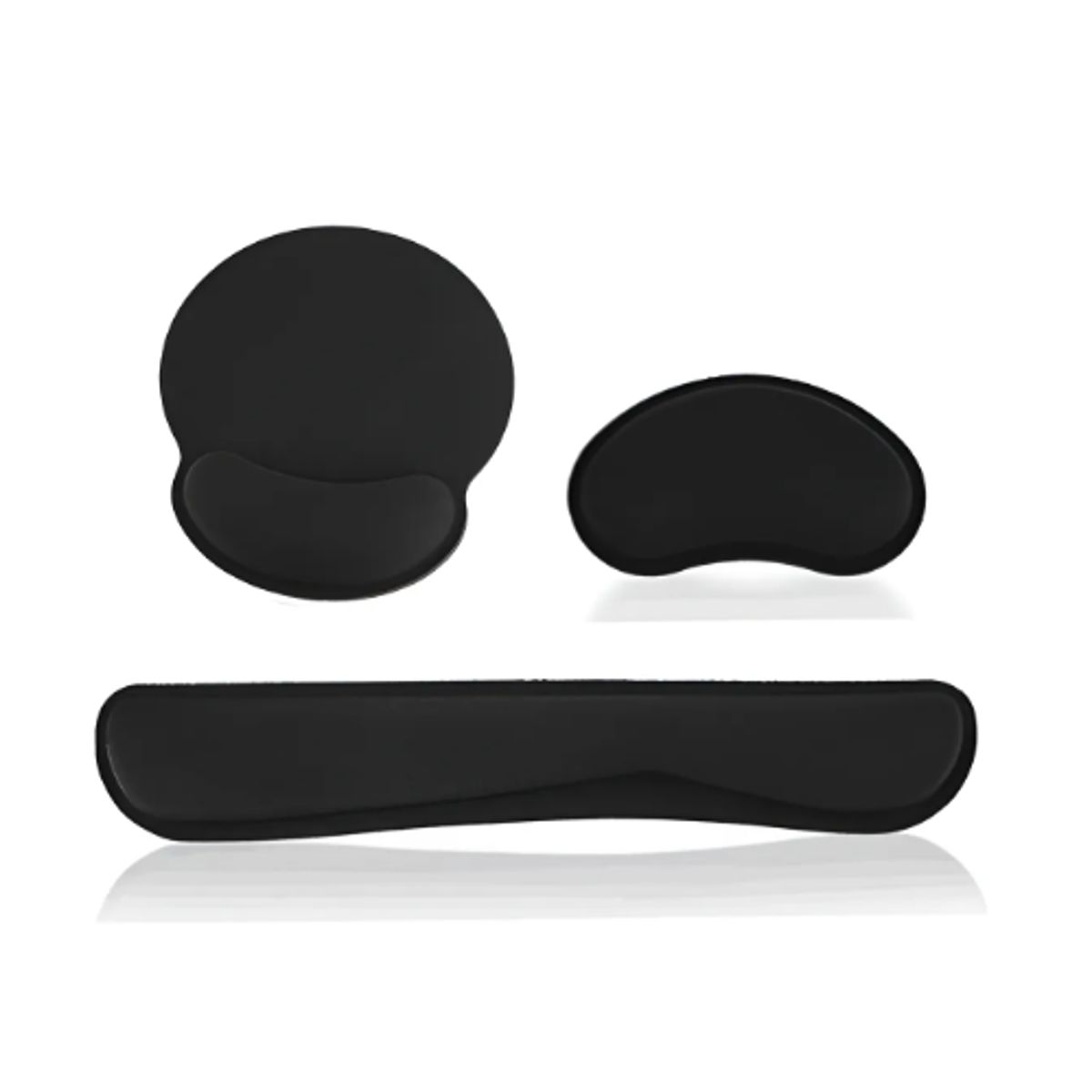 GENERICO - Reposamuñecas Mouse Alfombrilla Teclado Muñeca Color Negro