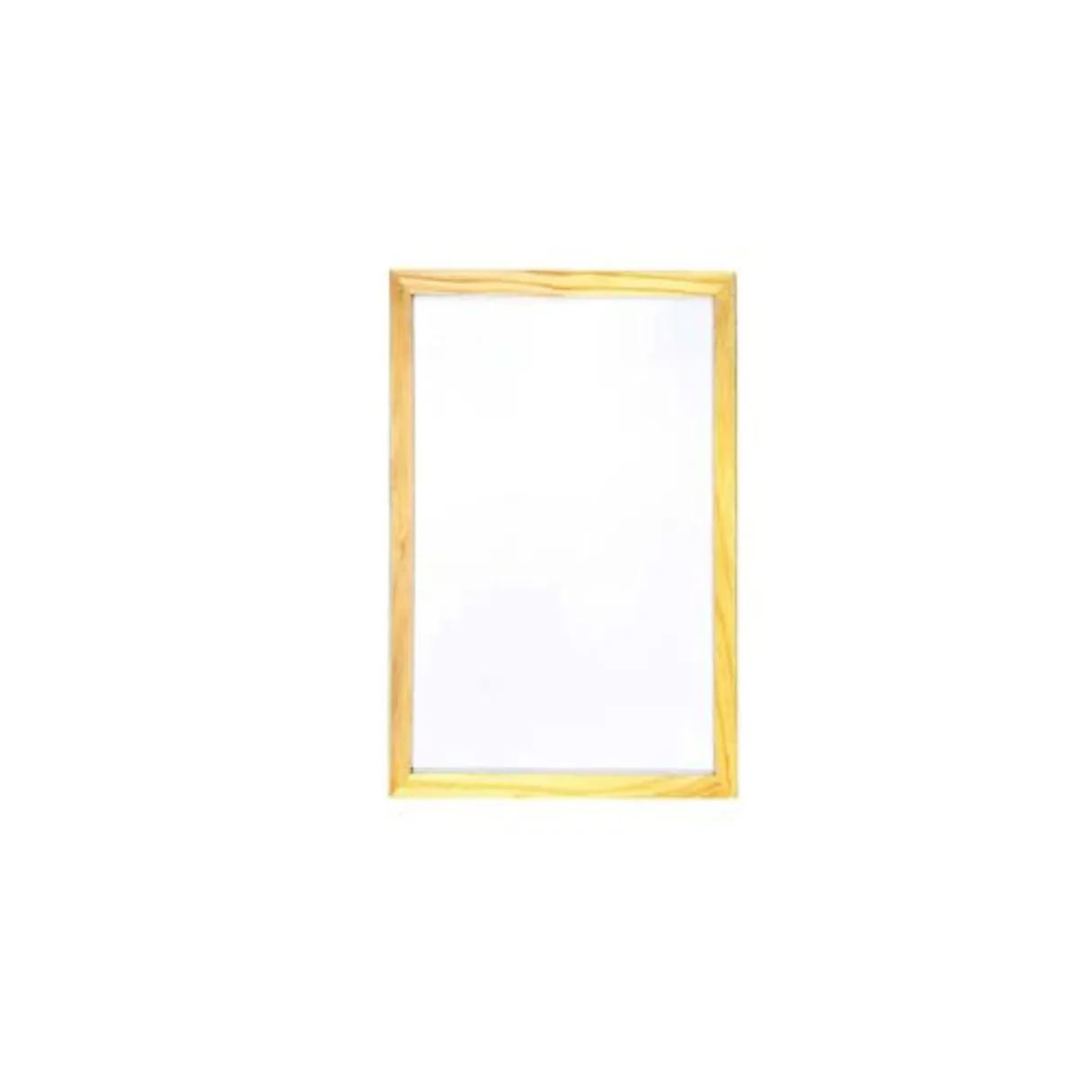 GENERICO - Pizarra Blanca Con Marco De Madera Para Marcador 20x30 cm