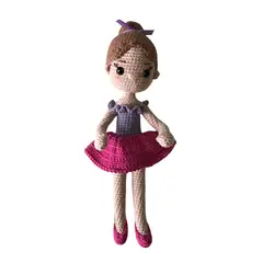 SIMPLE IDEAS - Muñeca Bailarina Amigurumi 30 cms