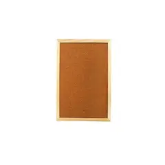 GENERICO - Tablero De Corcho Con Borde De Madera 40X60 cm
