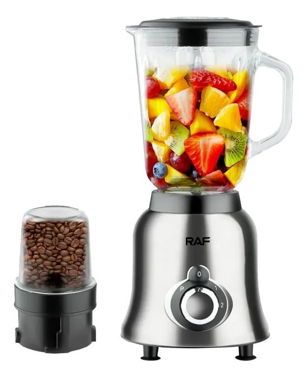 Licuadora 2 En 1 Jarra Acero Inoxidable 1.5l