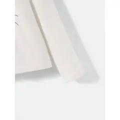 KIRAMA CLOTHING STORE - Camiseta Infantil con Estampado de Gatito Manga Larga Blanca