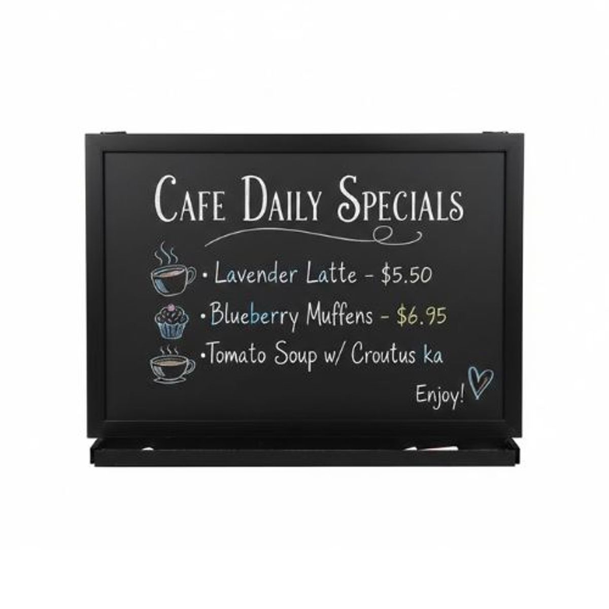 GENERICO - Pizarra Colgante Para Tiza 40X60 cm