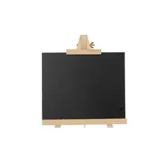 GENERICO - Pizarra Negra Para Tiza Con Caballete 20x24 cm