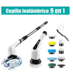 GENERICO - Cepillo Limpieza Recargable Usb Inalámbrico Para Hogar 9 En 1