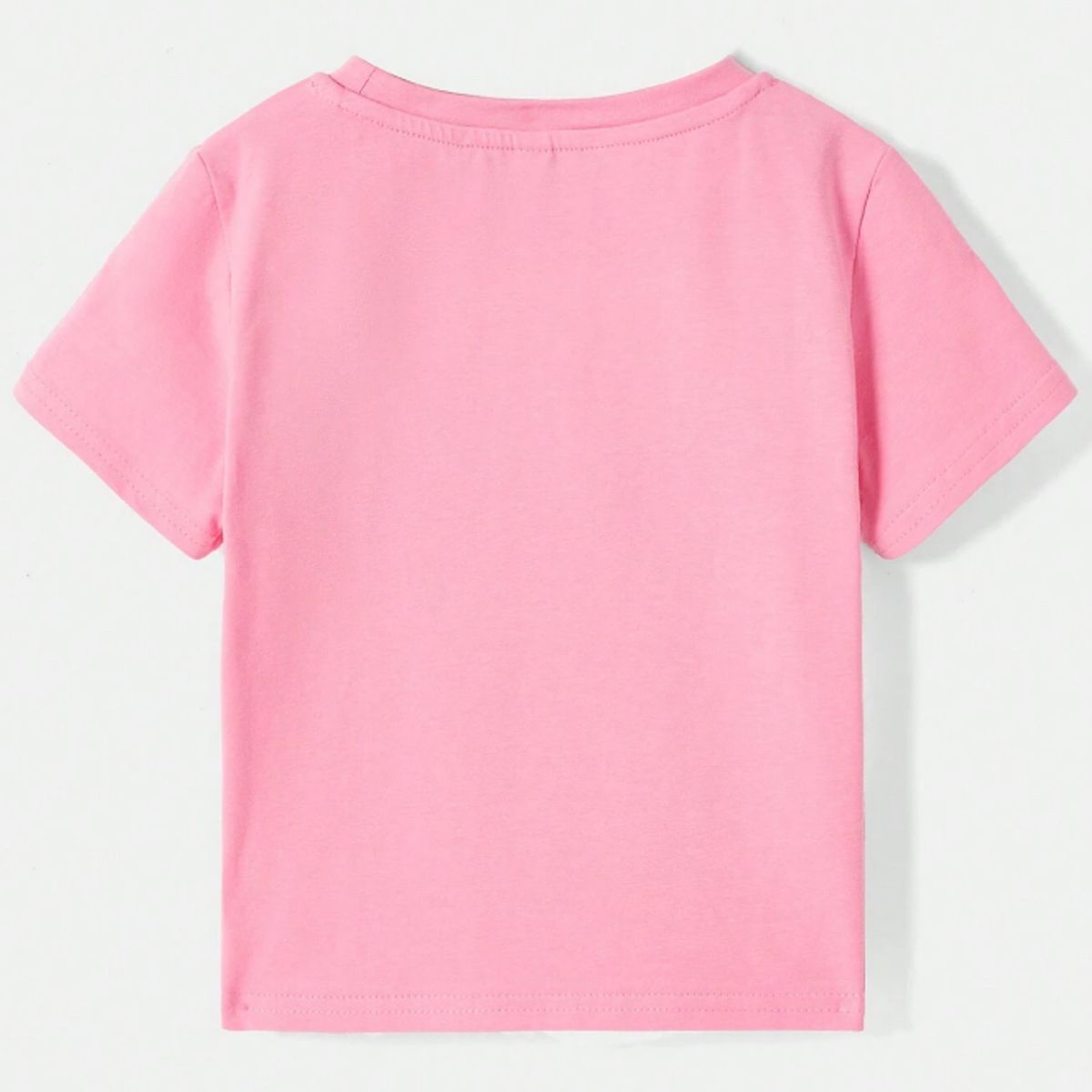 KIRAMA CLOTHING STORE - Camiseta Infantil Dibujos Animados  Rosa con Diseño Animado