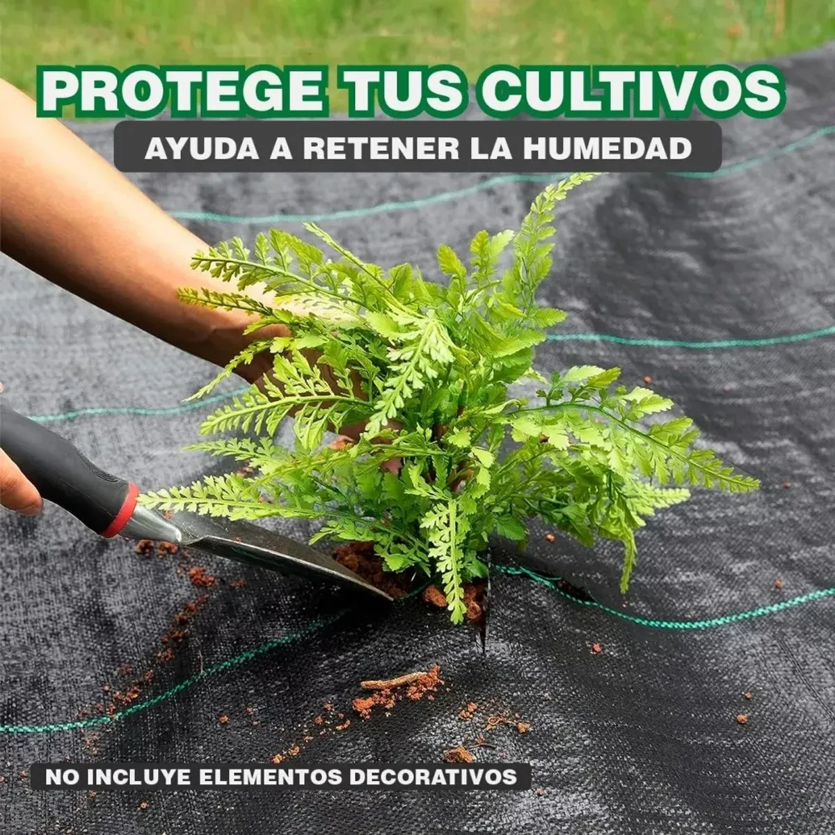 GENERICO - Ground Cover O Malla Antimaleza 2m Ancho X 100m Largo