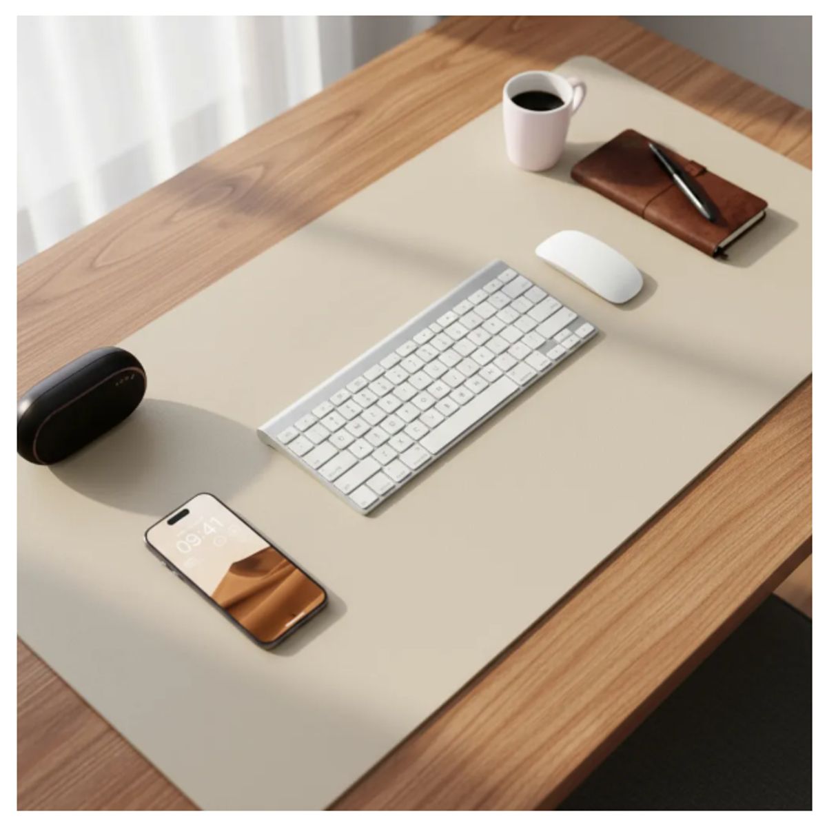 GENERICO - Mouse Pad Gamer Ecocuero 80x40cm Antideslizante