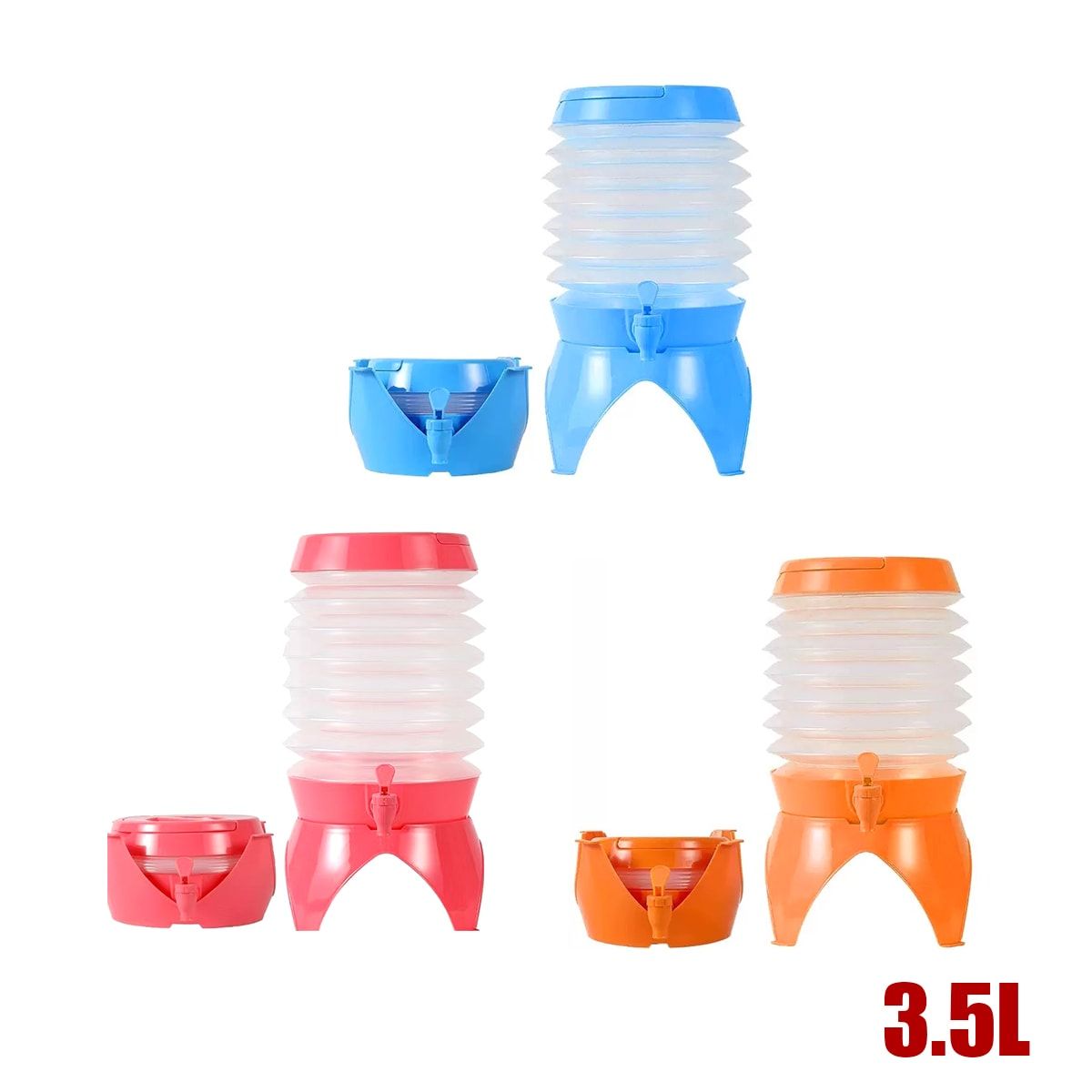 GENERICO - Dispensador Plastico Acordeon 35L Surtido Con Grifo
