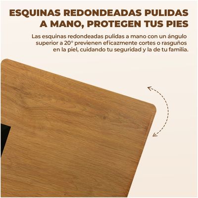 Imagen 2 del producto Balanza Digital Diseño Madera con Cinta Métrica 50g-180kg