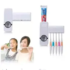 GENERICO - Dispensador Automático Pasta Dientes Porta Cepillo