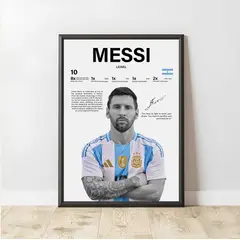 GENERICO - Cuadros Lionel Messi Futbol + Marco