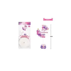 GENERICO - Arco de globos con base princesa 160cm 47pcs