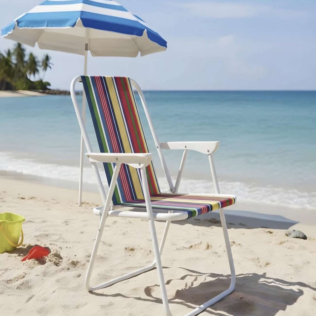 GENERICO - Sillas De Playa o Camping Plegable Multicolor