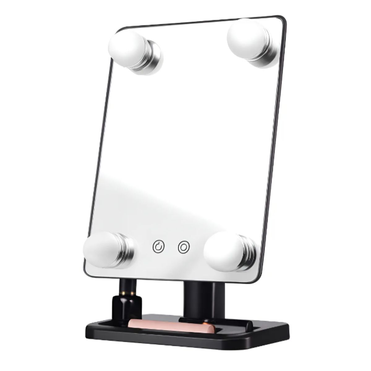 GENERICO - Espejo Tactil Para Maquillaje Rectangular Con Luz Cálida Blanco