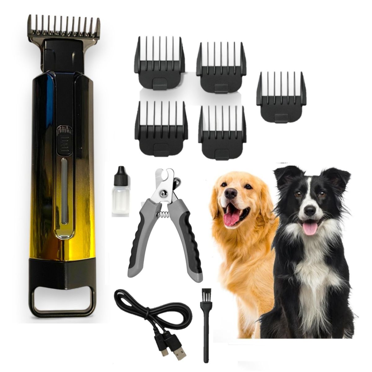 GENERICO - Maquina Corta Pelo Mascotas Perro Kit Completo Inalámbrica