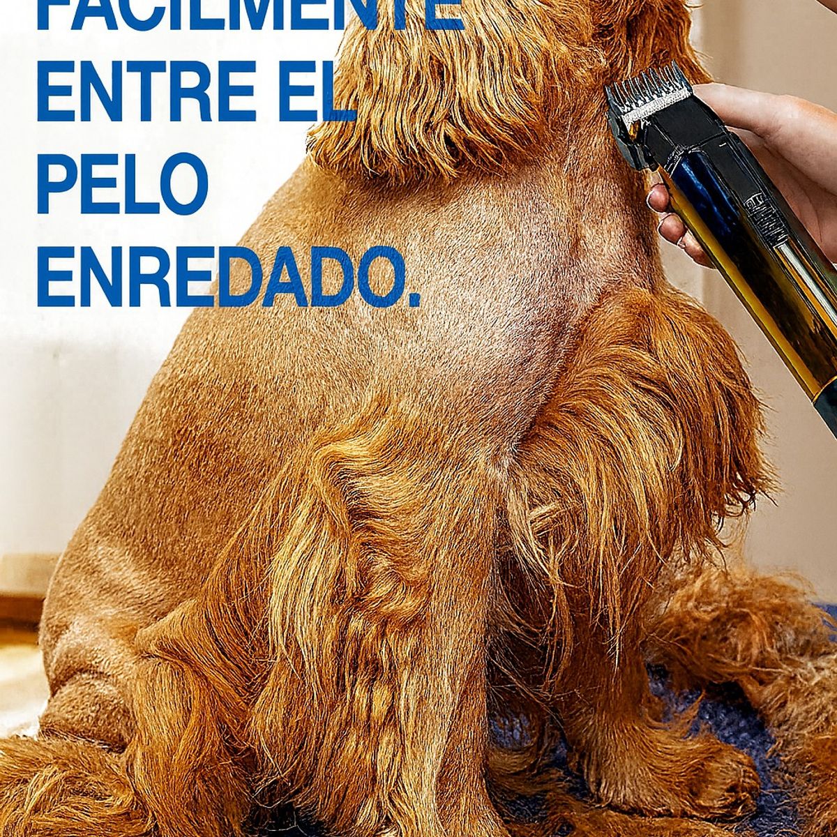 GENERICO - Maquina Corta Pelo Mascotas Perro Kit Completo Inalámbrica