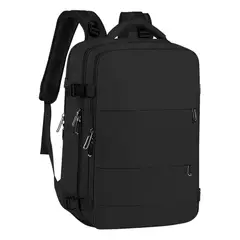 GENERICO - Mochila De Viaje Avión Aprobado Gran Capacidad Diseño De La Tela Lisa