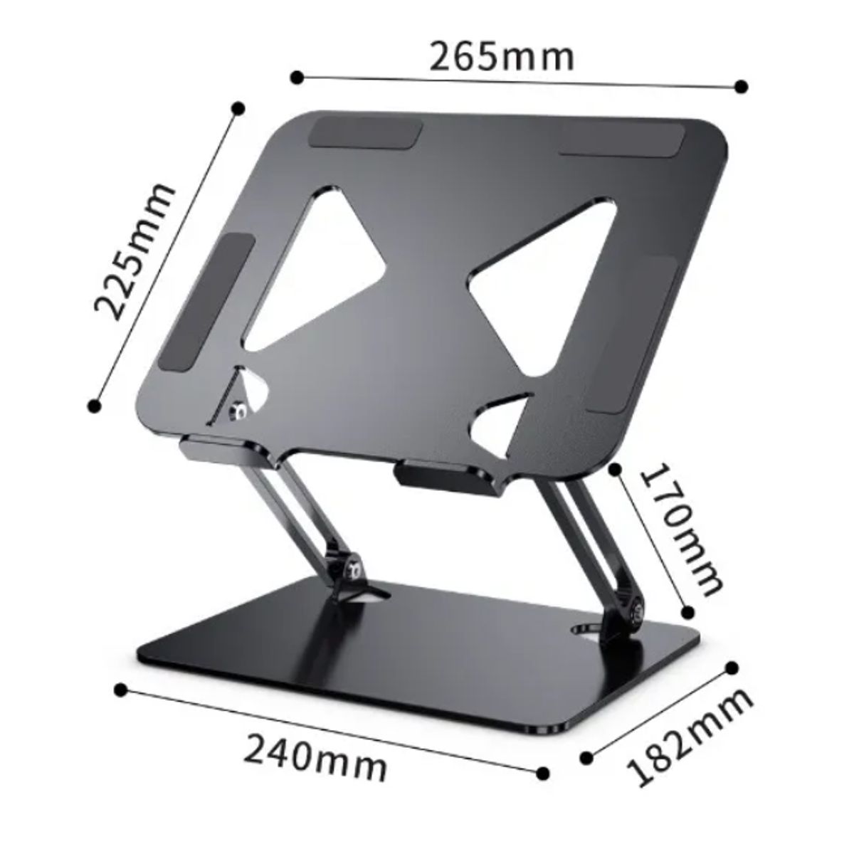 GENERICO - Soporte Portátil Aluminio Plegable - Soporta Hasta 40kg