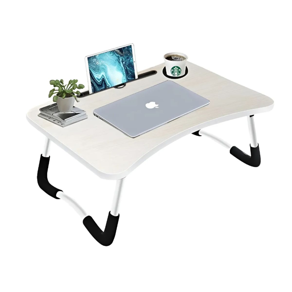 GENERICO - Mesa Cama Portátil Con Portavaso Bandeja Notebook Laptop