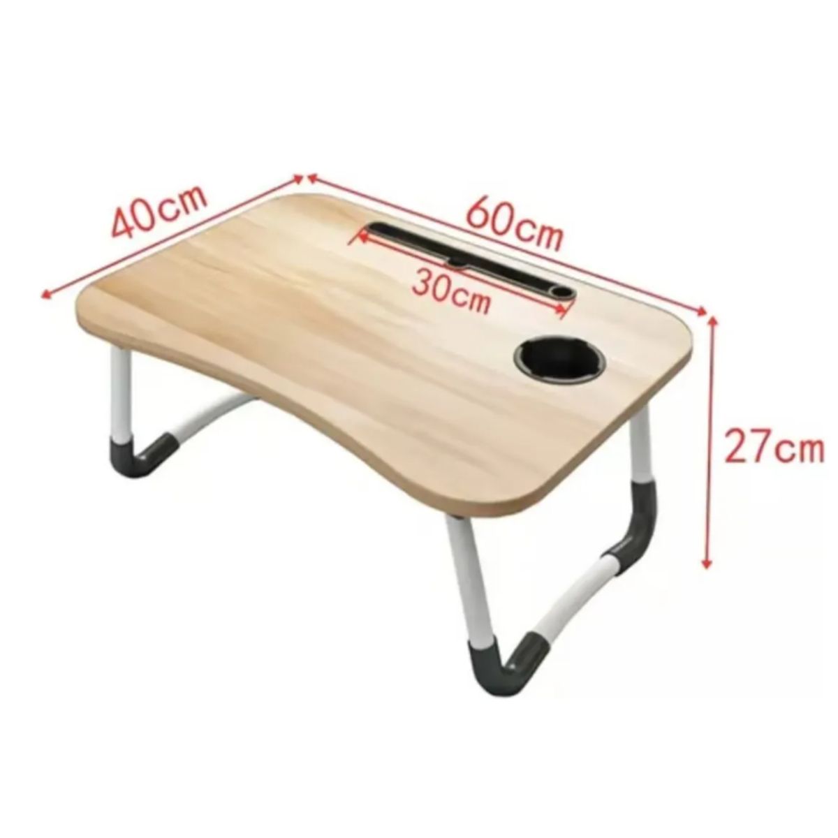 GENERICO - Mesa Cama Portátil Con Portavaso Bandeja Notebook Laptop