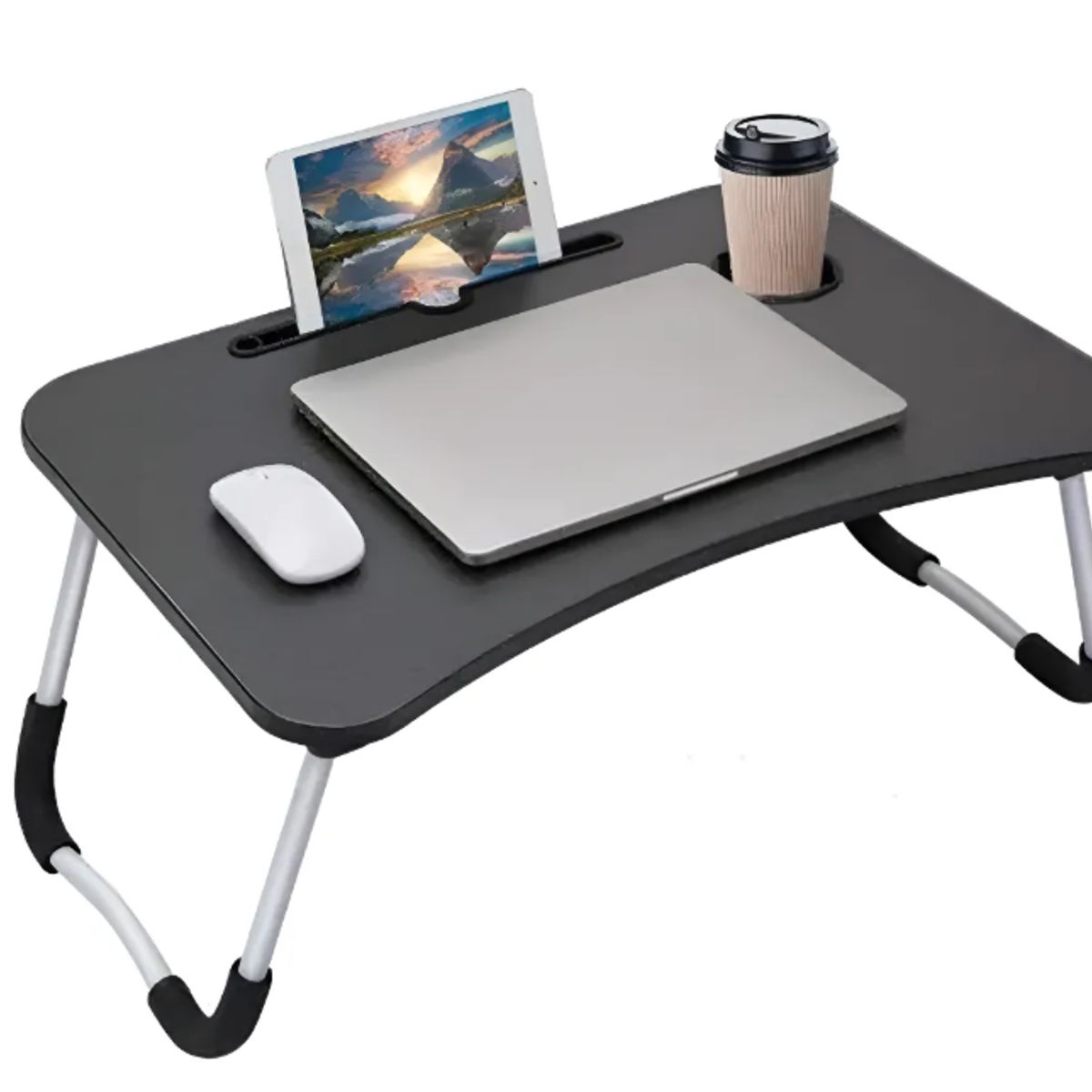 GENERICO - Mesa Cama Portátil Con Portavaso Bandeja Notebook Laptop