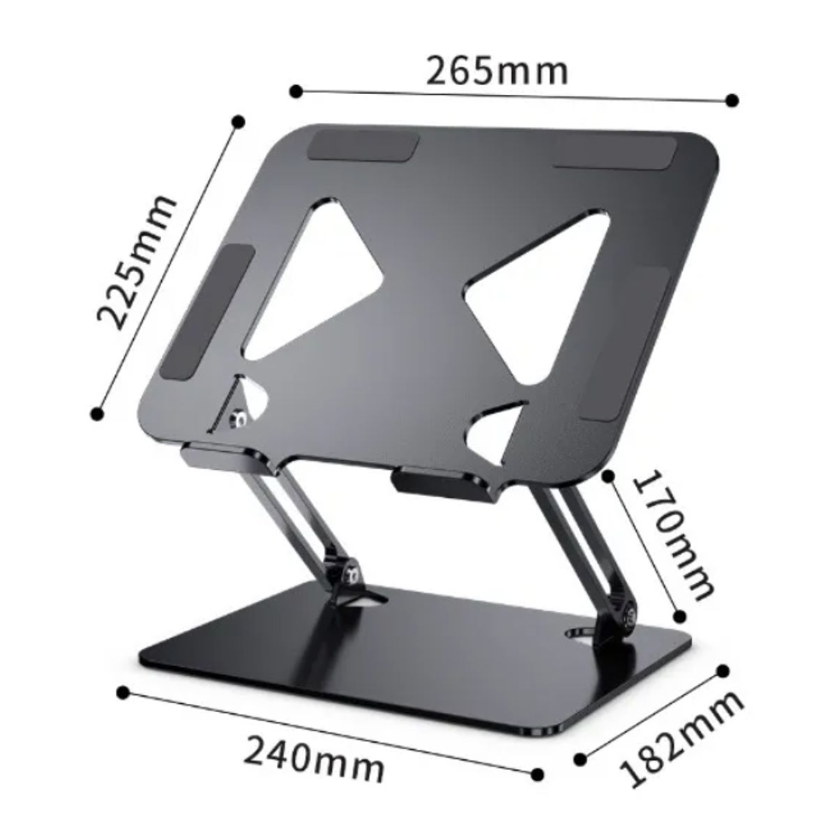 GENERICO - Soporte Portátil Aluminio Plegable - Soporta Hasta 40kg