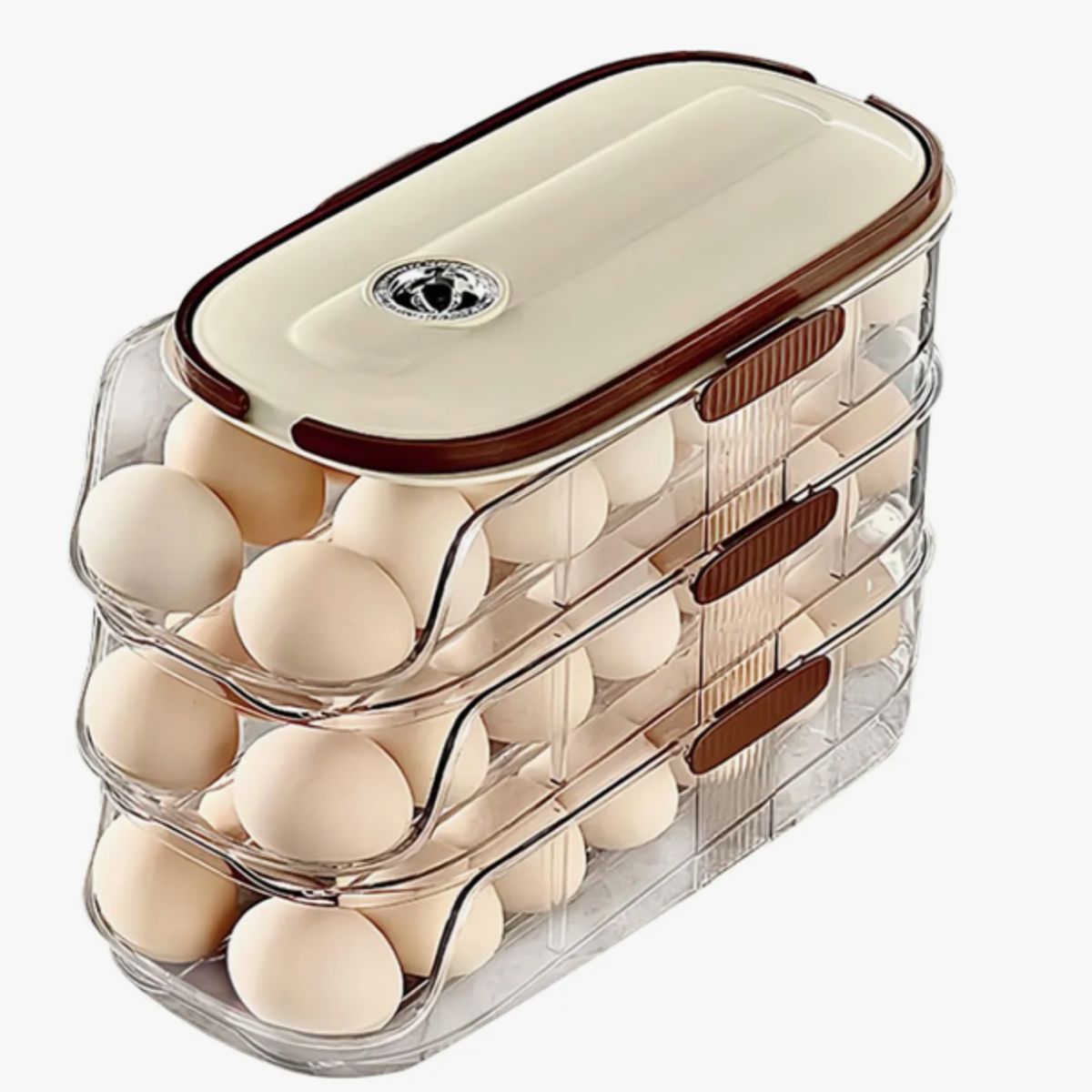 GENERICO - Caja De Almacenamiento Huevos Deslizante Para Refrigerador