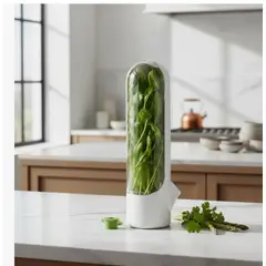 GENERICO - Conservador De Hierbas Para Refrigerador Pack De 2 Unidades