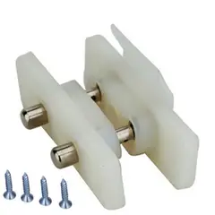 KUANGYE - Contacto Interruptor Puertas Portones con 2 Bornes Incluye tornillos de montaje.