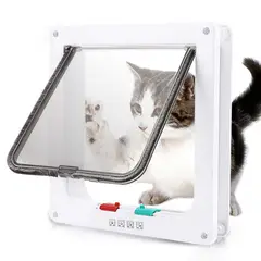 KINDA NICE - Puerta Bidireccional De Entrada Y Salida Para Gatos