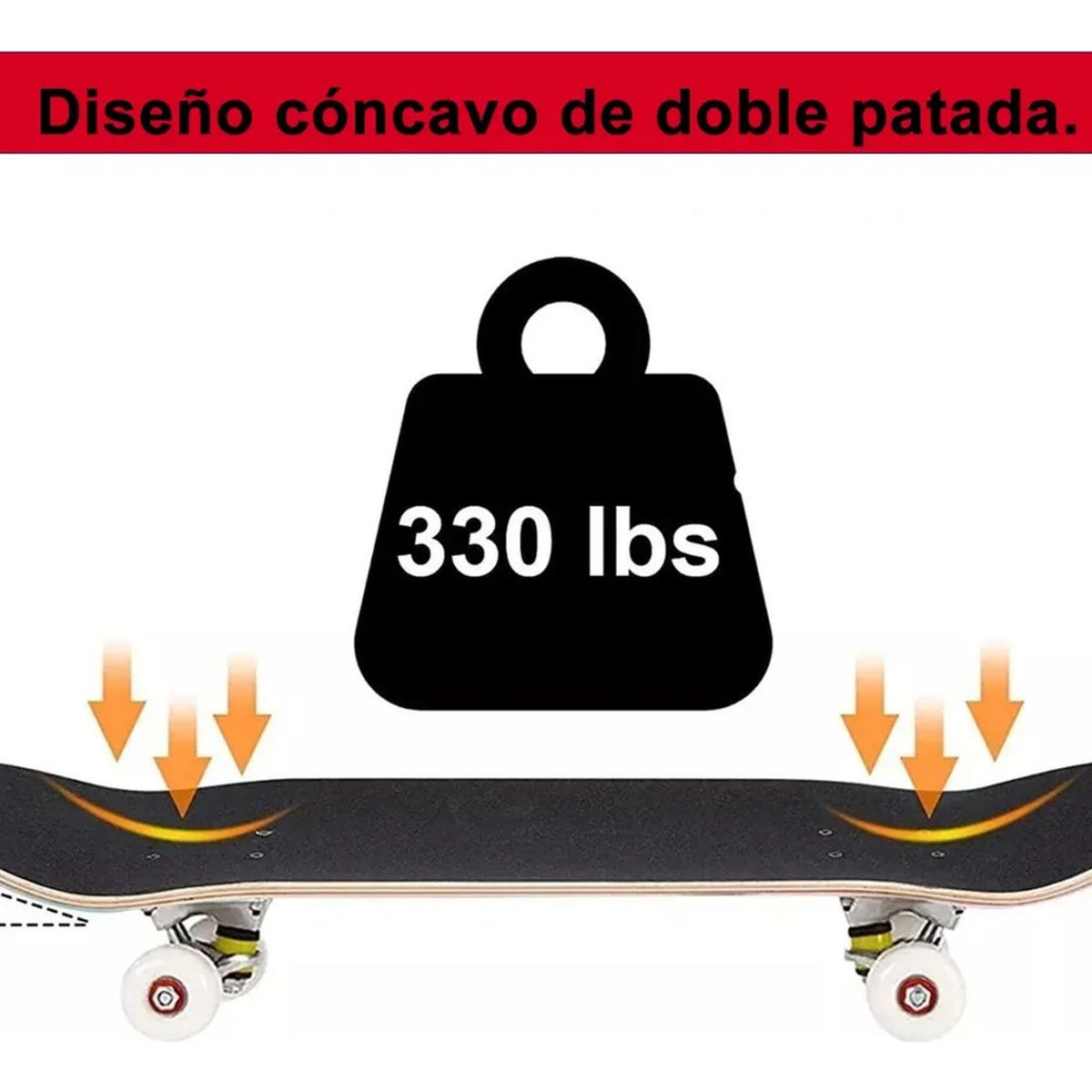 EASY FIT - Patineta Estampada  78cm