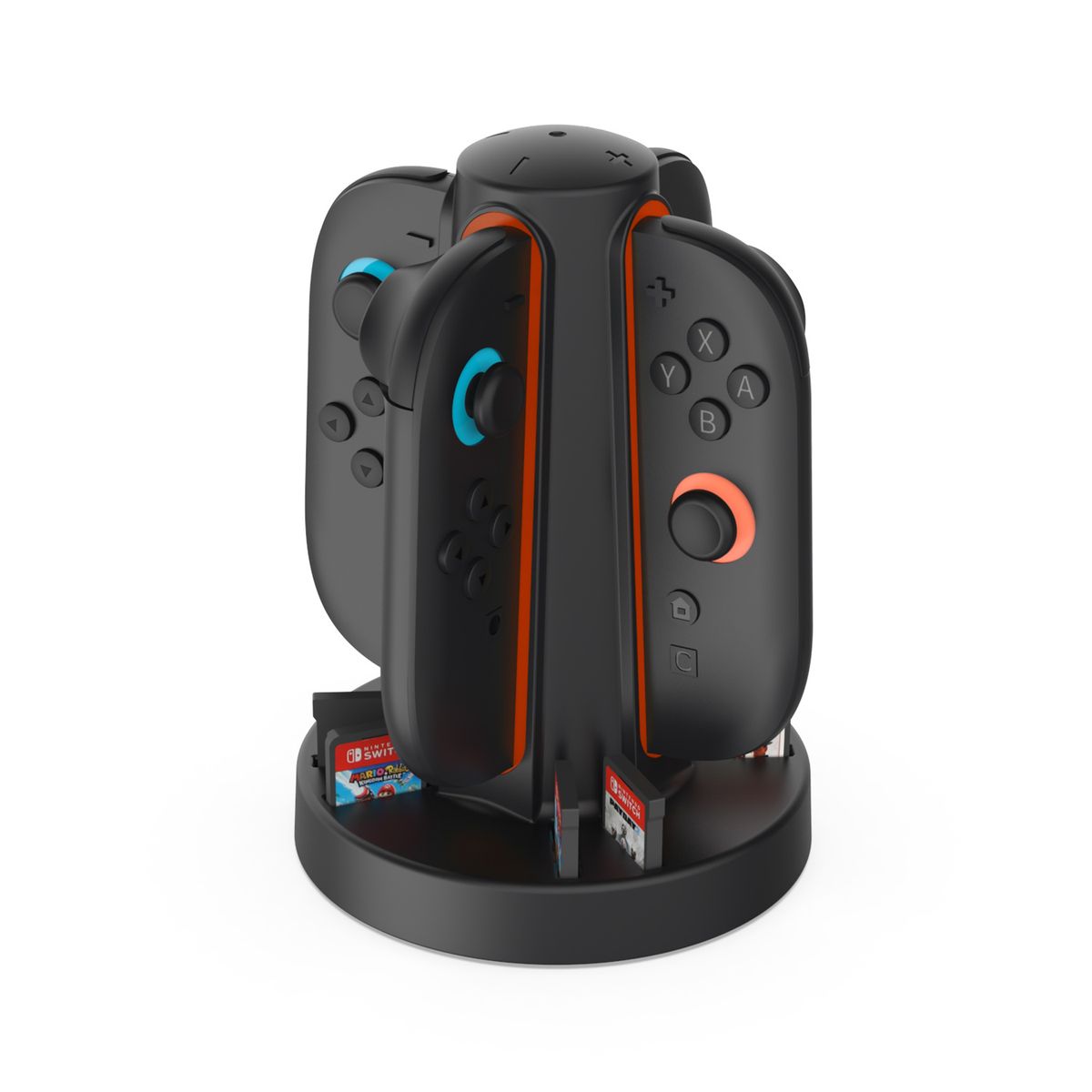 DOBE - Base de Carga Redonda DOBE para Controles Switch 2 Color Negro