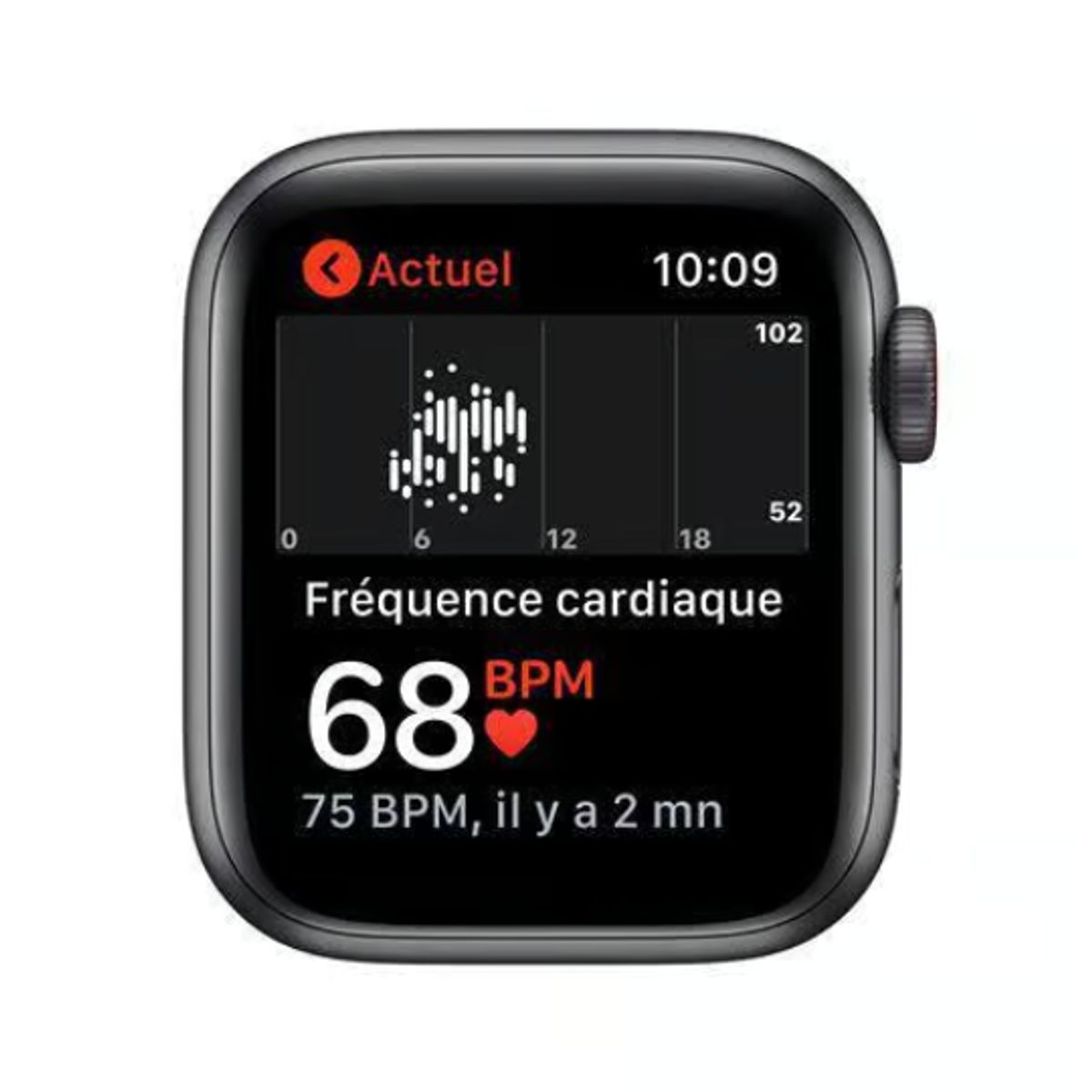 APPLE - Apple Watch S6 44mm GPS Gris Espacial Smartwatch Reacondicionado