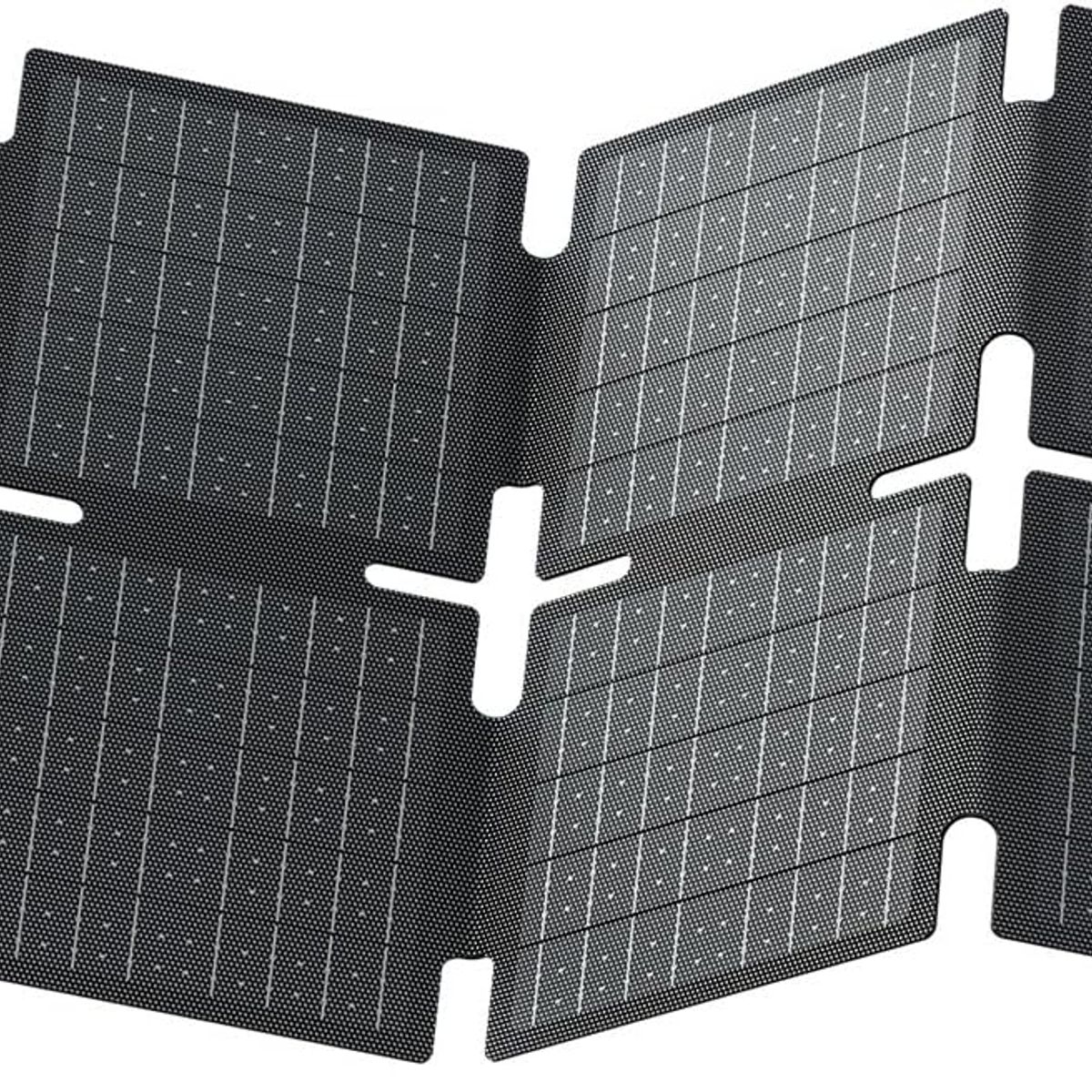 BLUETTI - BLUETTI Panel Solar 60W Cargador Solar Plegable con Soportes Ajustables para Autocaravanas y Acampadas-