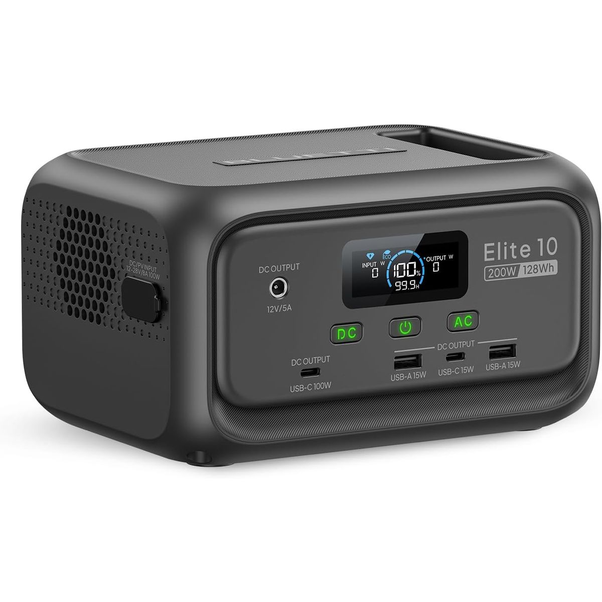 BLUETTI - BLUETTI Generator Solar Portátil 200w128wh Para Para Acampar PescaViajes Emergencia Corte de Energía Elite 10