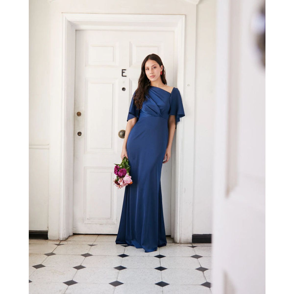 MI PLACARD - Vestido Largo de Fiesta Carolina Azul