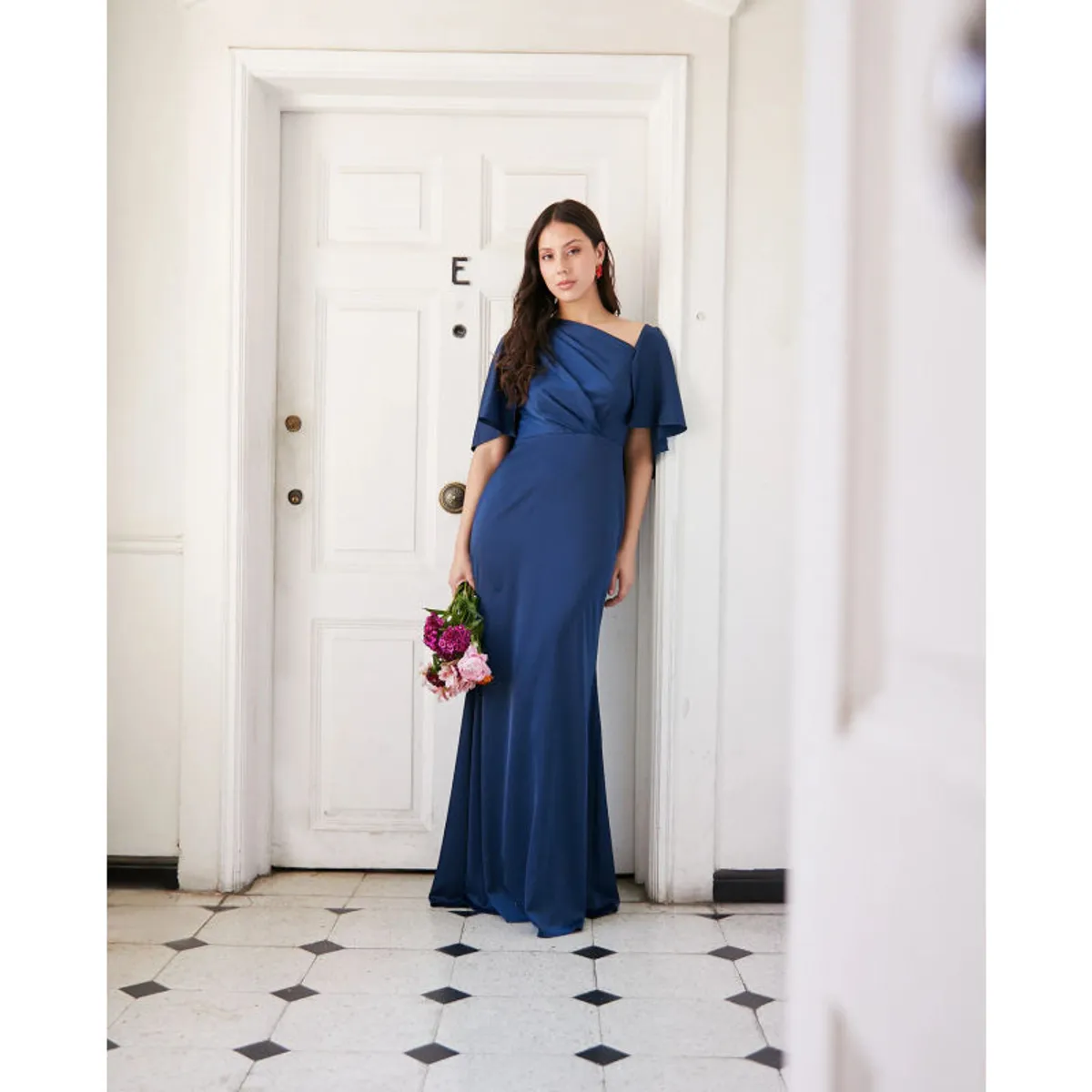 MI PLACARD - Vestido Largo de Fiesta Carolina Azul
