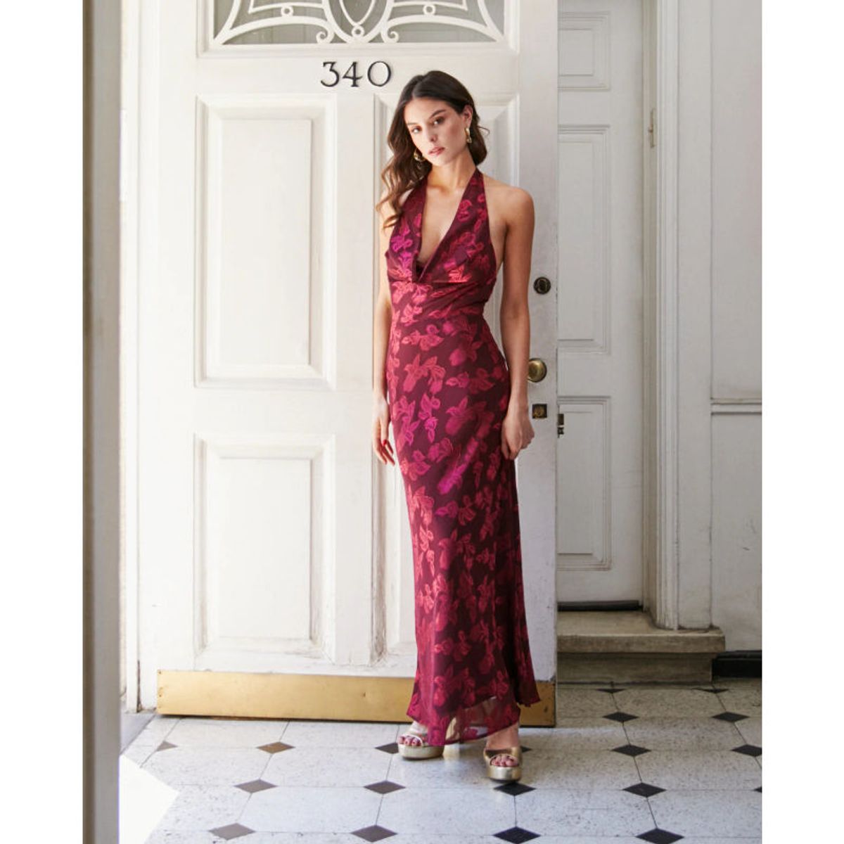 MI PLACARD - Vestido Largo de Fiesta Romina Burdeo