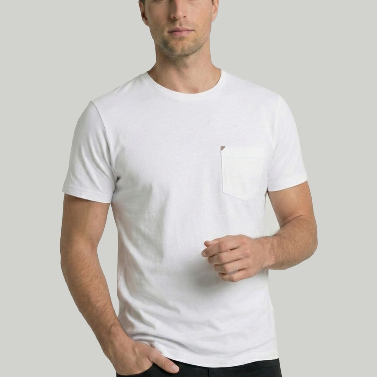 NEW MAN - Polera Pure White Salamanca New Man