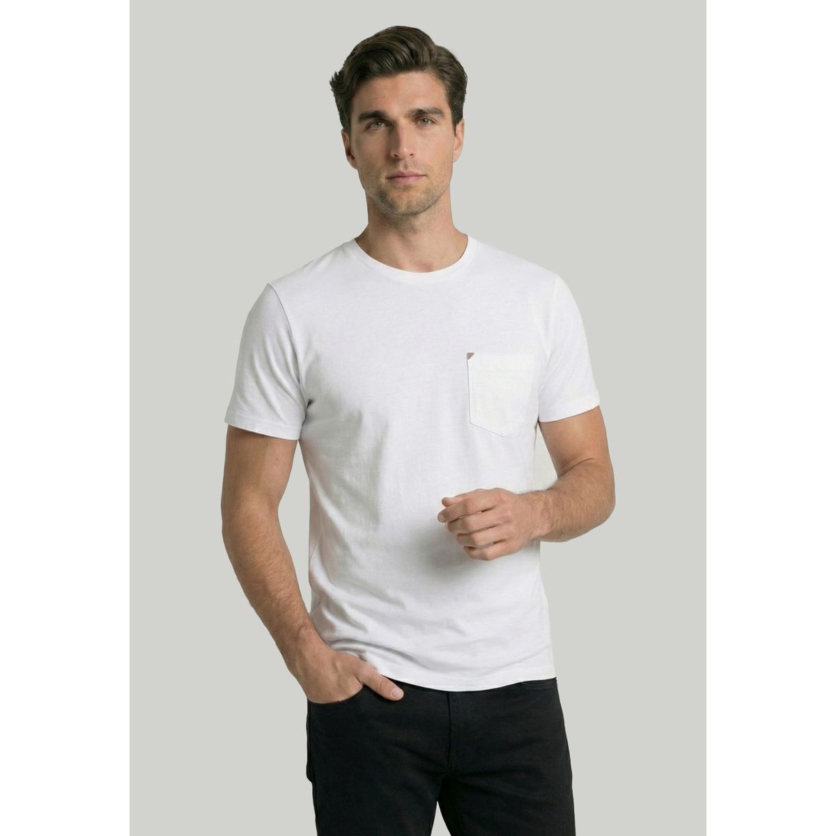 NEW MAN - Polera Pure White Salamanca New Man
