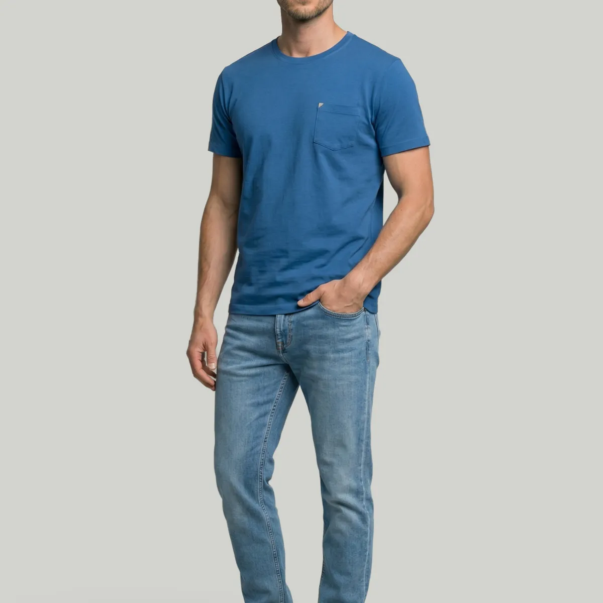 NEW MAN - Polera Blue Salamanca New Man