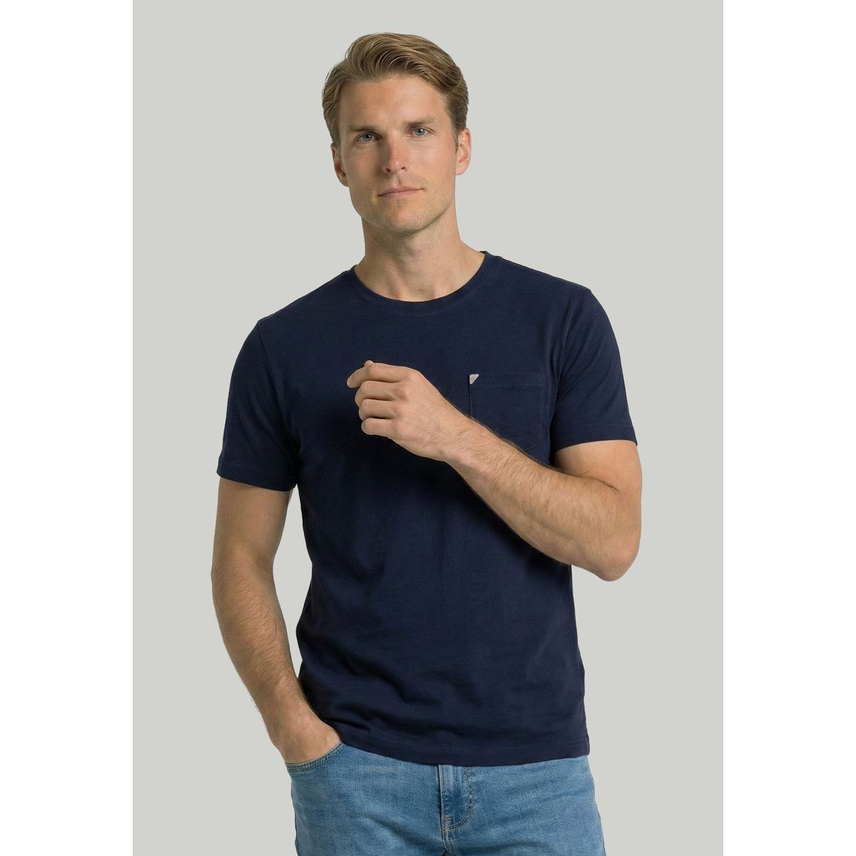 NEW MAN - Polera Salamanca Navy New Man