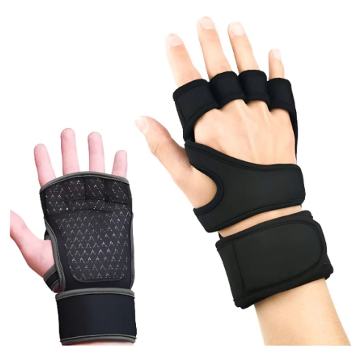 GENERICO - Guantes Calleras Entrenamiento Pesas Con Soporte De Muñeca