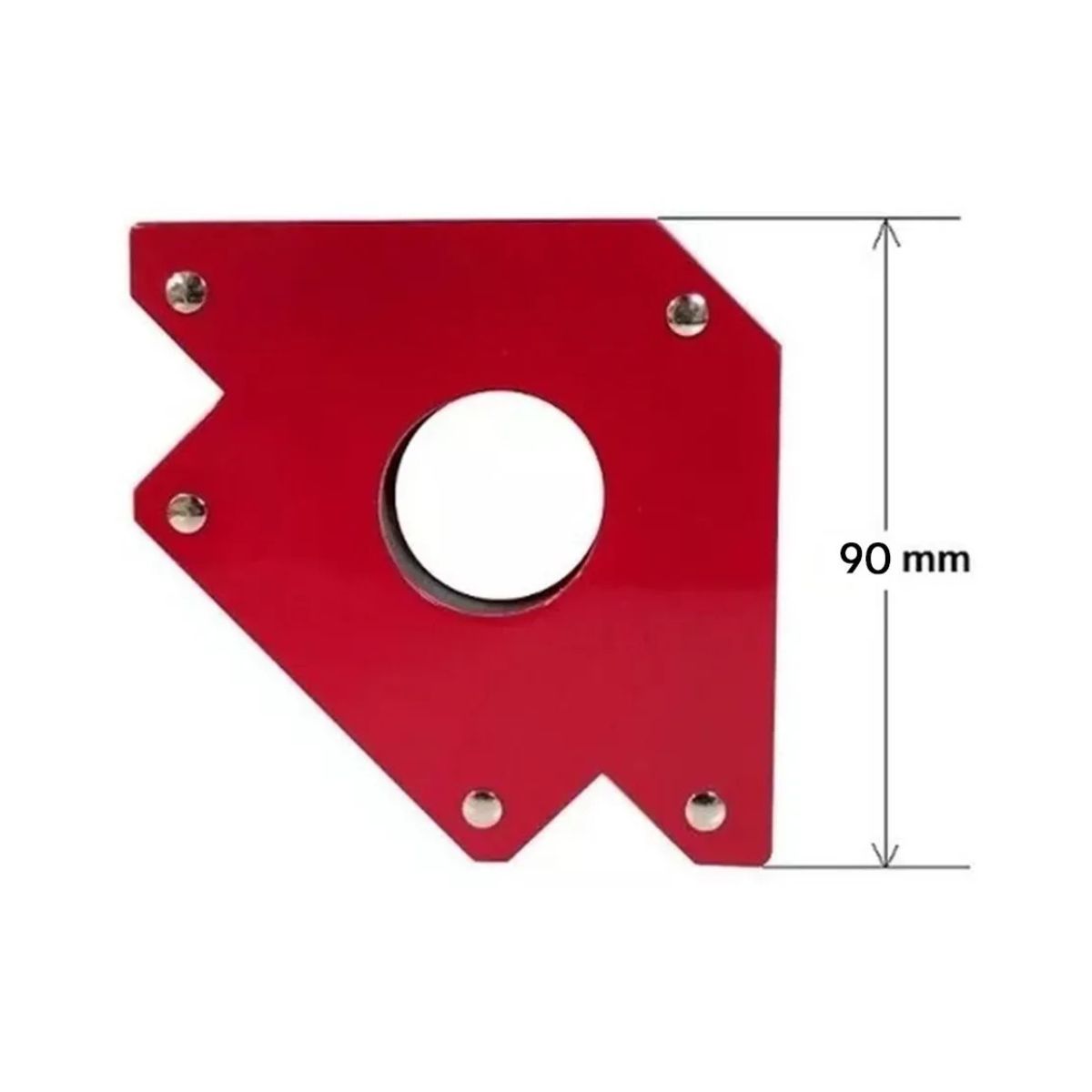 GENERICO - Escuadra Magnetica Para Soldar 90mm 25lbs