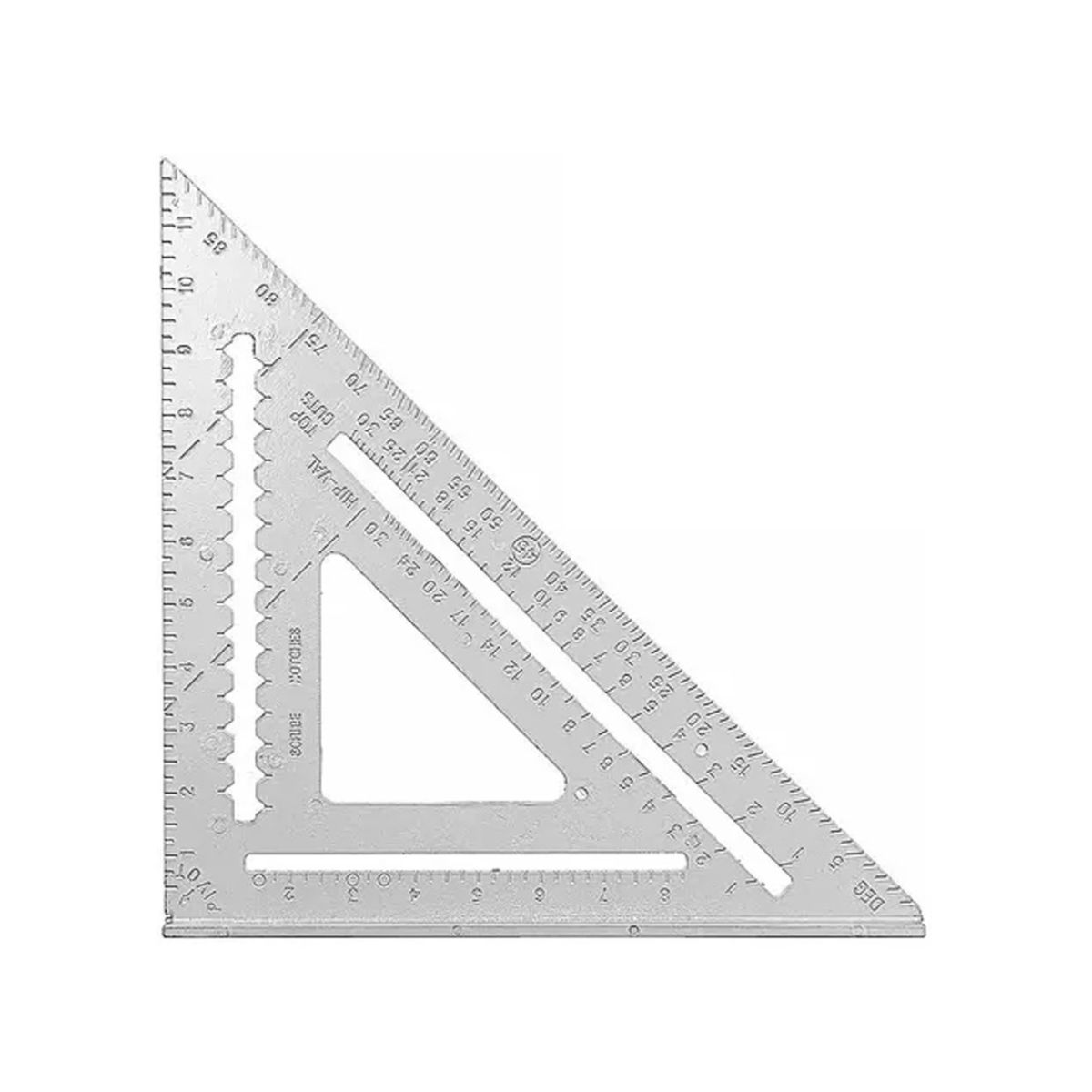 GENERICO - Escuadra Rapida Carpinteria 12 Pulgadas Aluminio Flovi