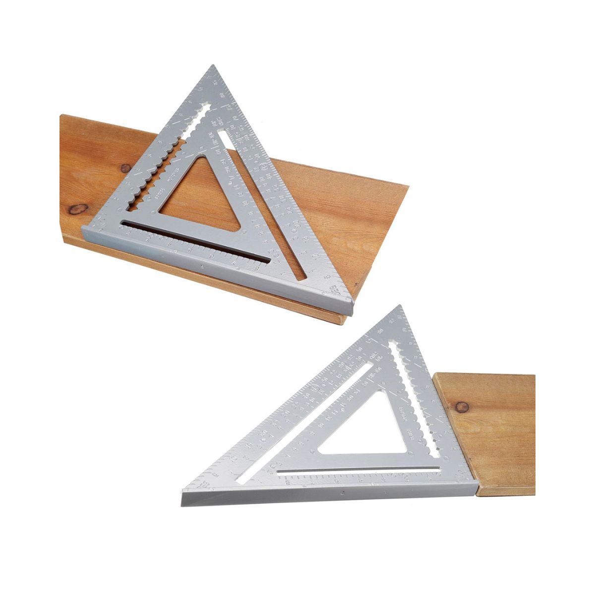 GENERICO - Escuadra Rapida Carpinteria 12 Pulgadas Aluminio Flovi