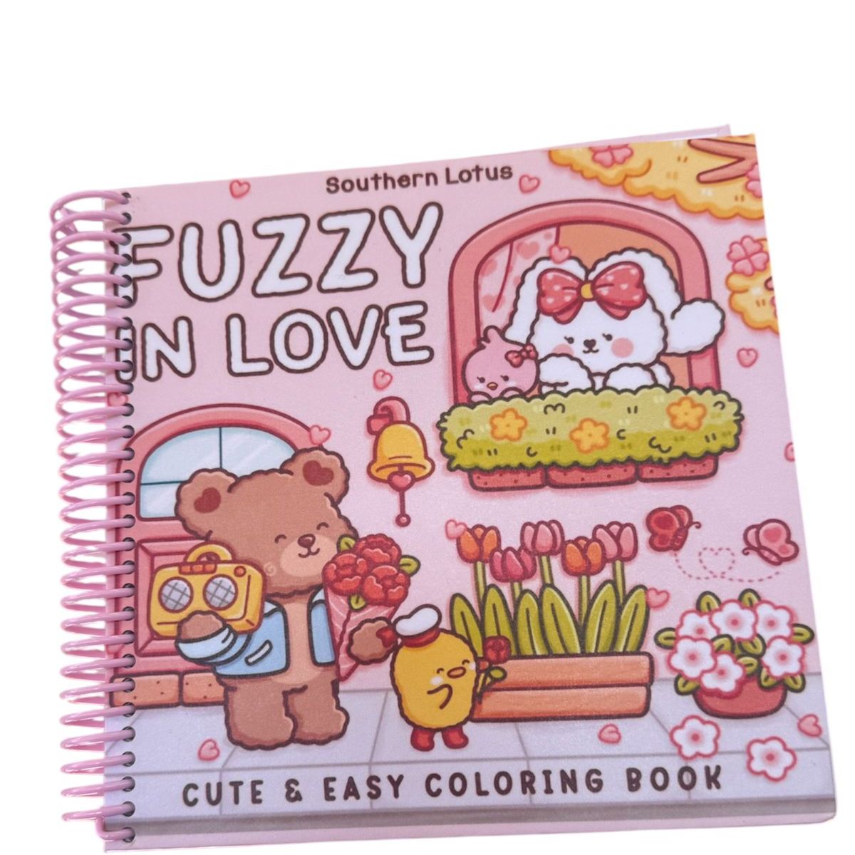 GENERICO - Libro colorear Fuzzy in love