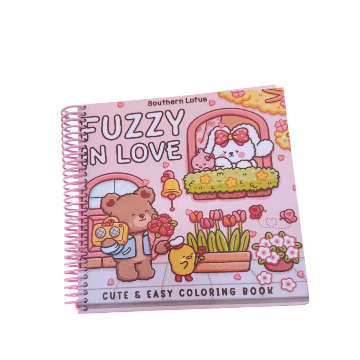 GENERICO - Libro colorear Fuzzy in love