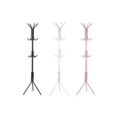 GENERICO - Perchero De Pie Colgador Ropa Accesorios 175cm Color Negro Perchero Metálico Hogar Oficina Dormitorio